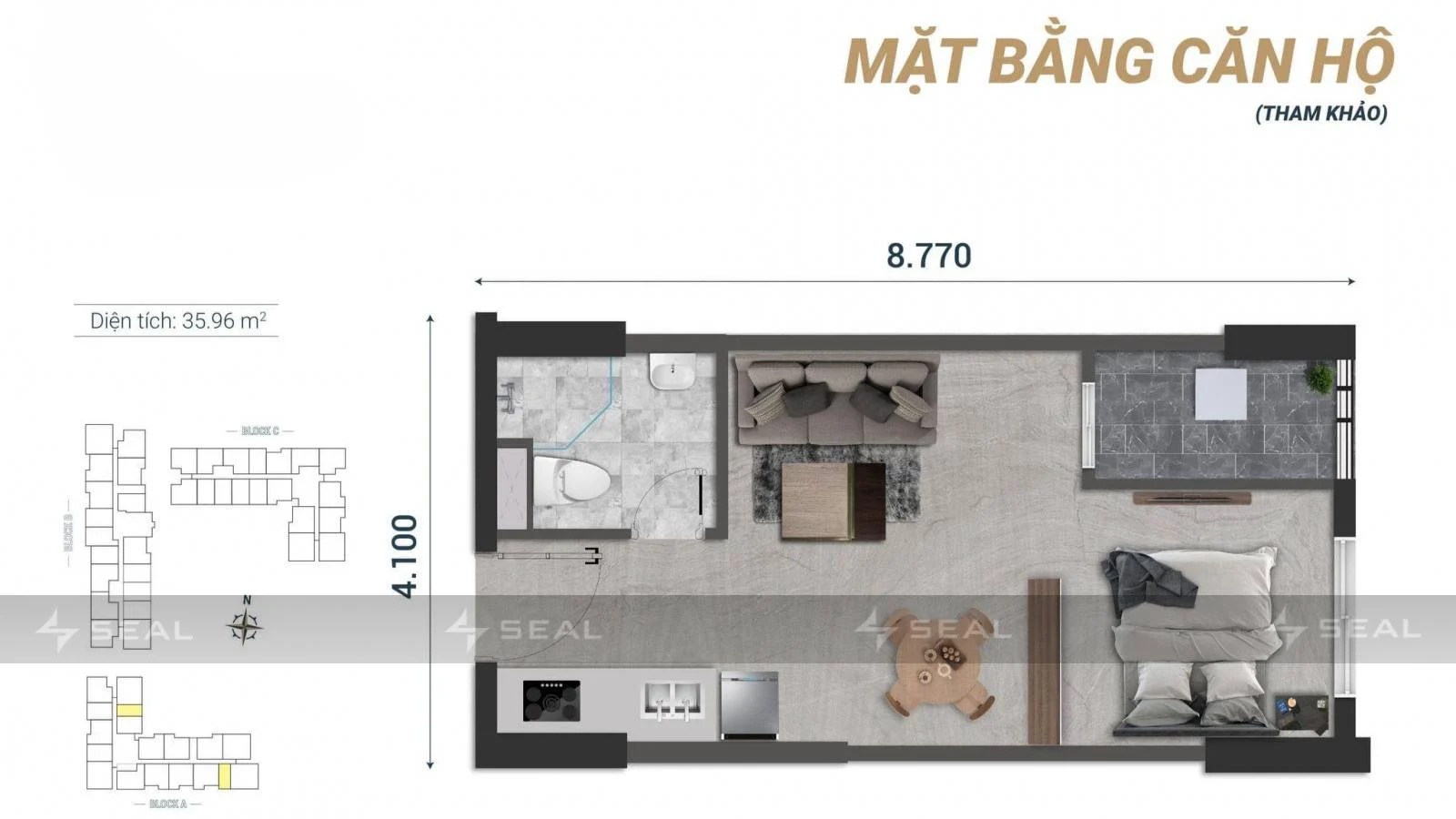 Mặt bằng dự án dựa án The Privia 1