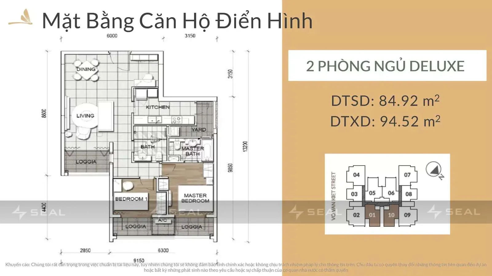 Thiết kế căn hộ 2pn Duluxe