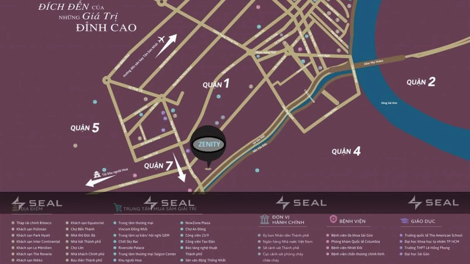 Vị trí dự án Zenitytại TP.HCM