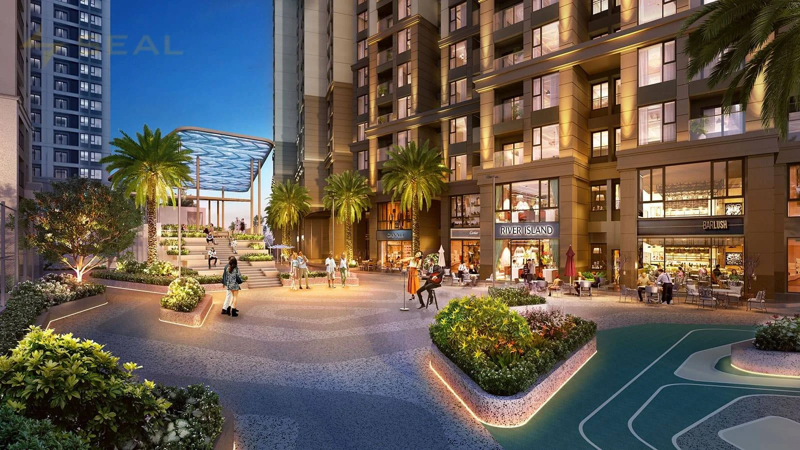 kiến trúc căn hộ gem park